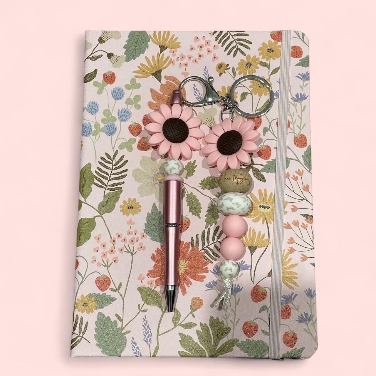 Notebook with matching Keyring and Pen Set