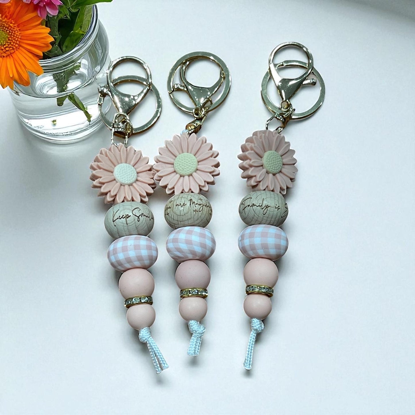 Daisy Dreams Silicone Keyrings