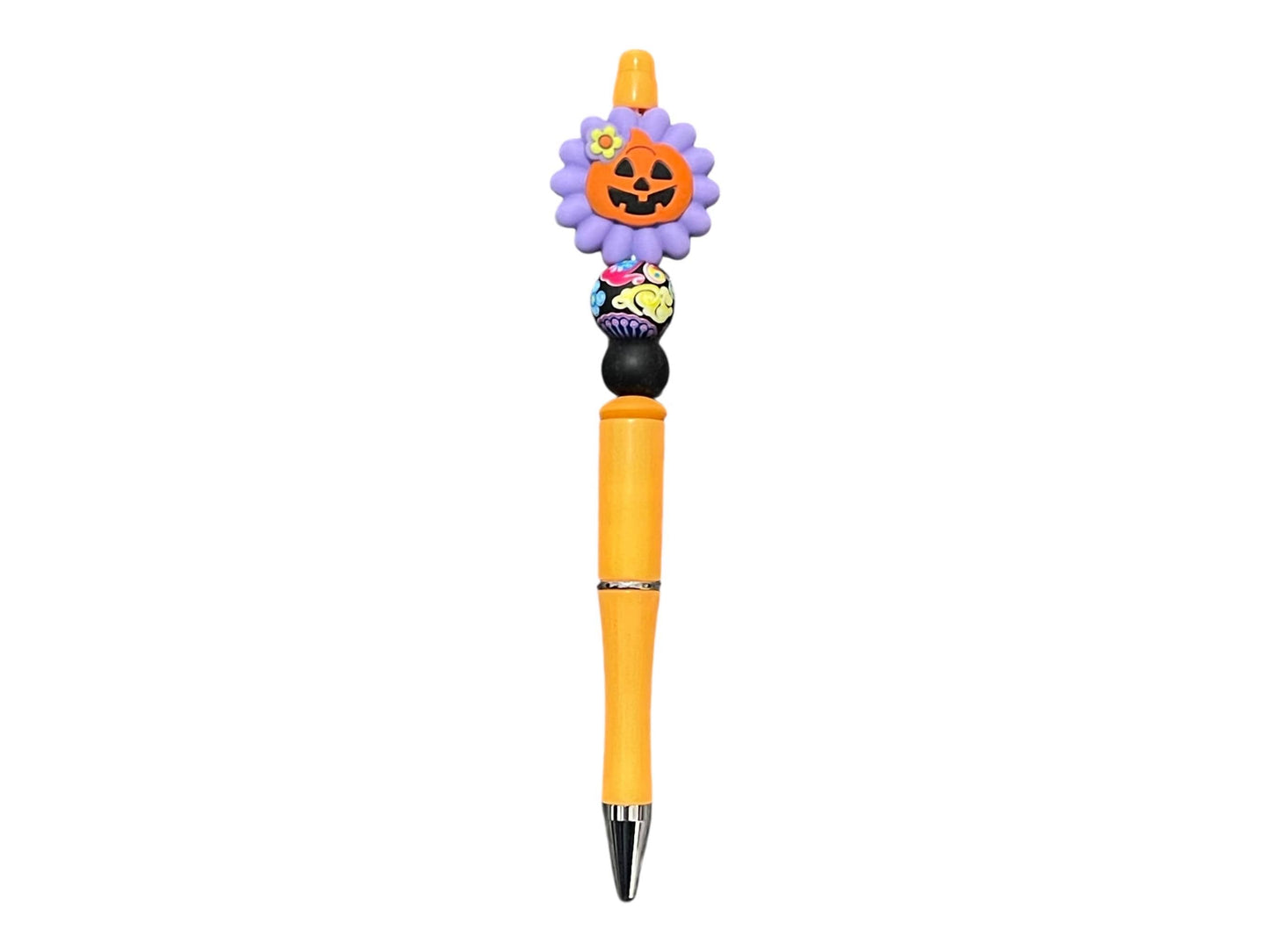 Halloween Pumpkin Pen & Keyring Set