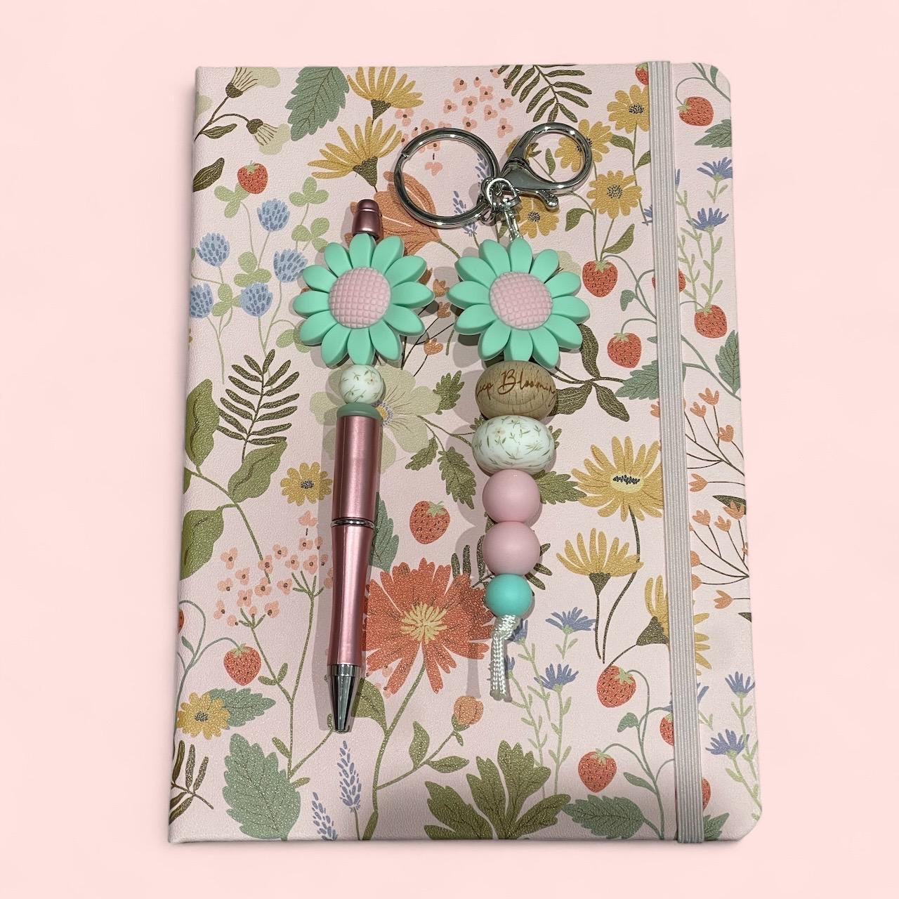 Notebook with matching Keyring and Pen Set