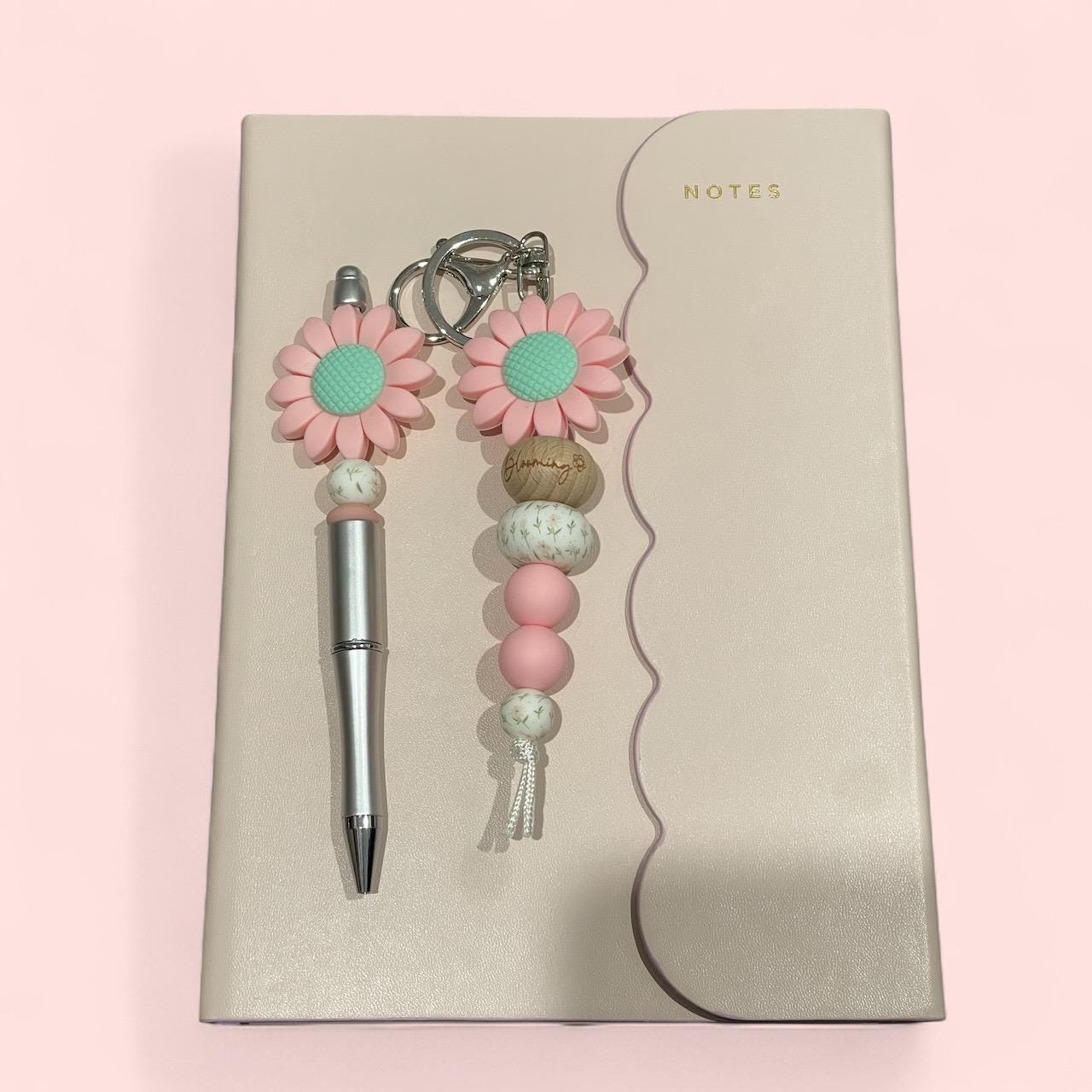Notebook with matching Keyring and Pen Set