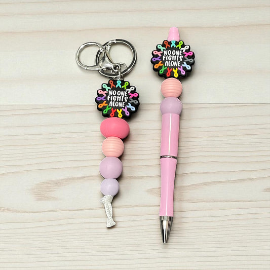 No One Fights Alone - Keyring & Pen Set